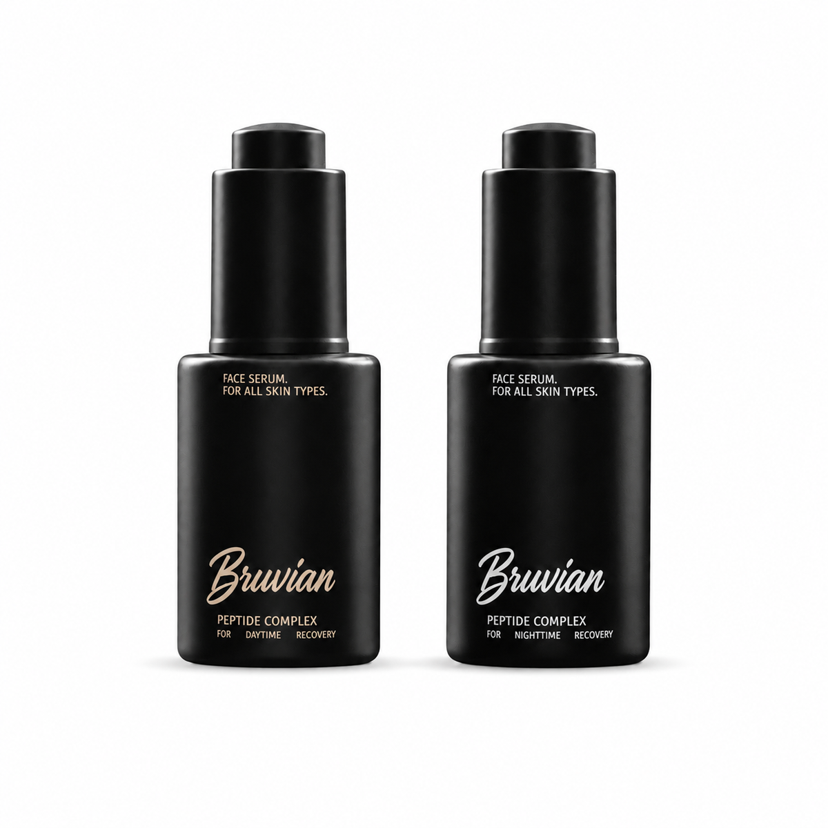 Bundle of both - Bruvian Day and Night Serum set - white background